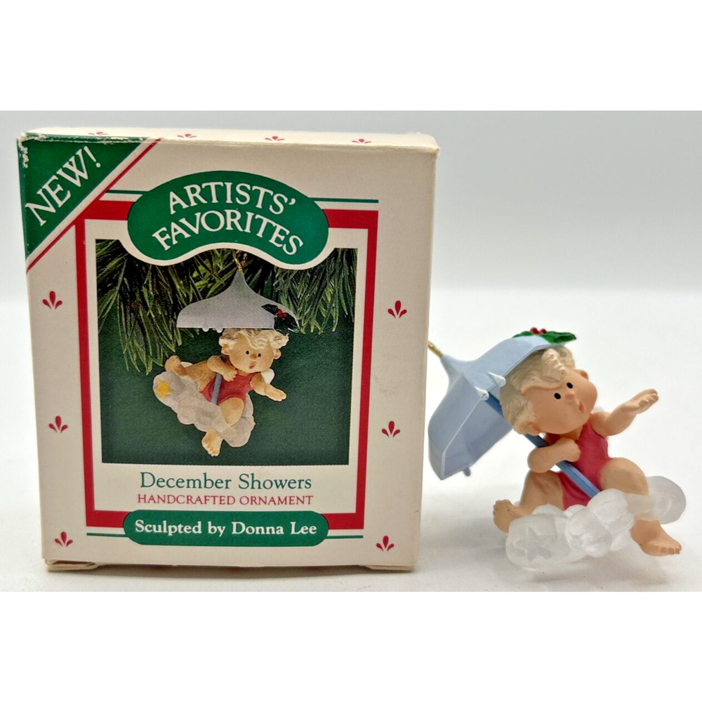 Hallmark Christmas‎ Ornament December Showers 1987 U47
